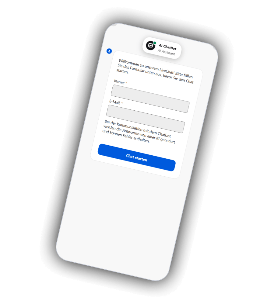 Kontaktseite von SpinGranny mit Live-Chat und E-Mail-Adressen